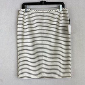 CALVIN KLEIN Stripe Skirt NWT